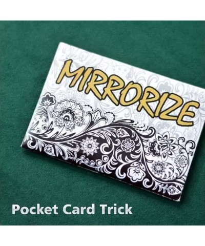 Magician's Mirror Cards Gimmick Mind Reading Spectators Card Prediction Colour Revealing Real Mentalism Street Stage Close Up...