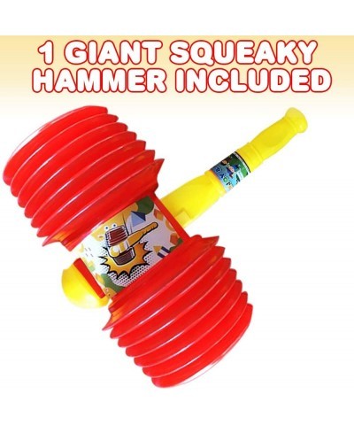 Giant Squeaky Hammer Jumbo 17 Inch Kids’ Squeaking Hammer Pounding Toy Clown Carnival and Circus Birthday Party Favors Best G...