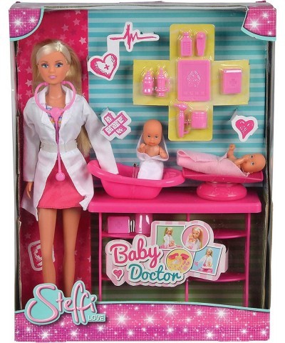 Toys: Steffi Love Baby Doctor Playset Includes a Baby Scale Baby Bath and Observation Table Promotes Pretend Play For Ages 3 ...