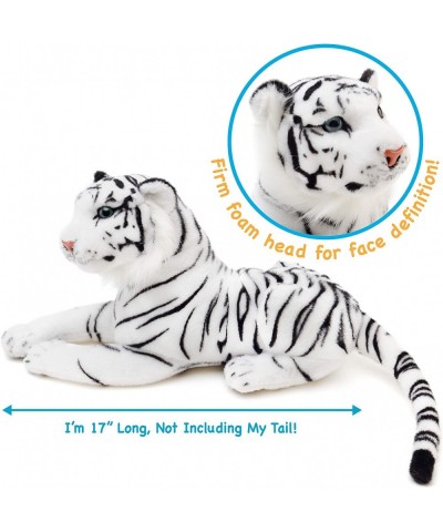 Saphed The White Tiger - 17 Inch (Tail Measurement Not Included) Stuffed Animal Plush - by Tiger Tale Toys $34.72 Stuffed Ani...