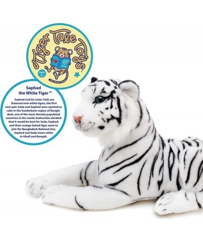 Saphed The White Tiger - 17 Inch (Tail Measurement Not Included) Stuffed Animal Plush - by Tiger Tale Toys $34.72 Stuffed Ani...