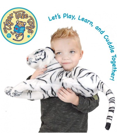 Saphed The White Tiger - 17 Inch (Tail Measurement Not Included) Stuffed Animal Plush - by Tiger Tale Toys $34.72 Stuffed Ani...