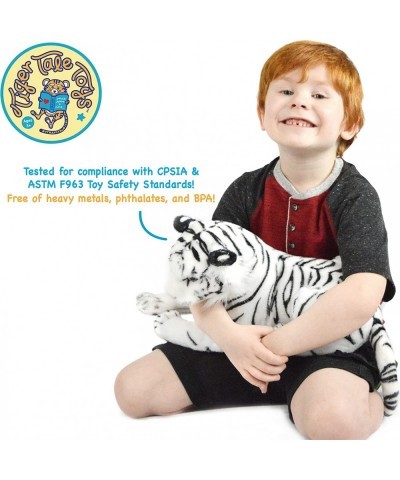 Saphed The White Tiger - 17 Inch (Tail Measurement Not Included) Stuffed Animal Plush - by Tiger Tale Toys $34.72 Stuffed Ani...