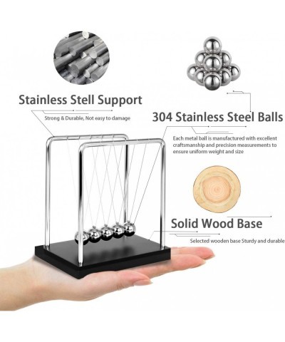 Newton's Cradle Balance Pendulum Ball Office Games Desktop Decoration& Physics Science Toys Calm Down Kit Avoid Anxious Cool ...