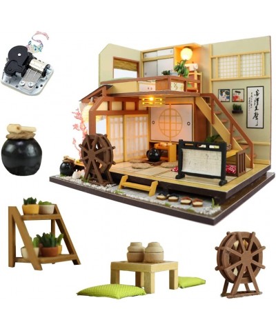 Modern Loft Duplex Apartment Series Japanese-Style Dollhouse Miniature DIY House Kit Creative Room with LED Lights Perfect Ha...