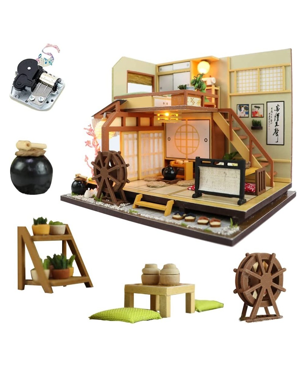 Modern Loft Duplex Apartment Series Japanese-Style Dollhouse Miniature DIY House Kit Creative Room with LED Lights Perfect Ha...