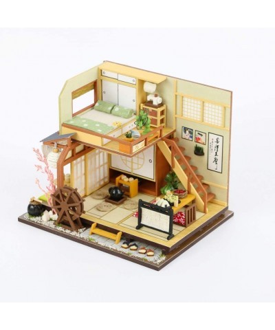 Modern Loft Duplex Apartment Series Japanese-Style Dollhouse Miniature DIY House Kit Creative Room with LED Lights Perfect Ha...