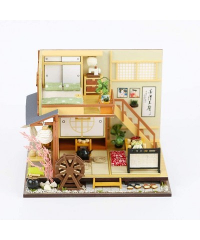 Modern Loft Duplex Apartment Series Japanese-Style Dollhouse Miniature DIY House Kit Creative Room with LED Lights Perfect Ha...