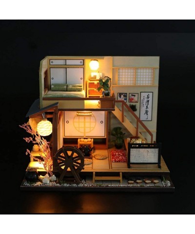 Modern Loft Duplex Apartment Series Japanese-Style Dollhouse Miniature DIY House Kit Creative Room with LED Lights Perfect Ha...