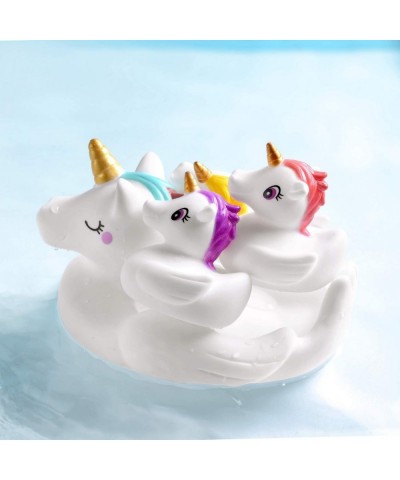 Bath Toys Water Spray Toys Cute Unicorn Rubber for Baby Kids Toddlers for Shower Time or Pool Party Unicorn Floating Bath Squ...