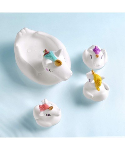 Bath Toys Water Spray Toys Cute Unicorn Rubber for Baby Kids Toddlers for Shower Time or Pool Party Unicorn Floating Bath Squ...