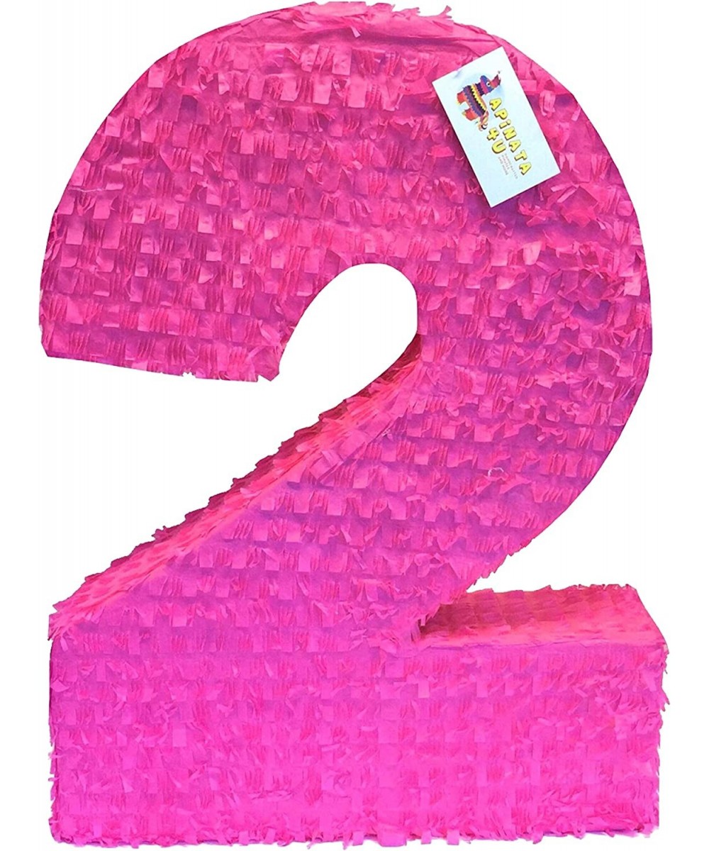 APINATA4U Large Solid Hot Pink Two Pinata Second Birthday $62.28 Piñatas