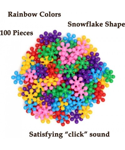 Building Discs 100-Piece Interlocking Toy Age 3 4 5 6 Building Toy for Preschoolers Safe Interlocking Building Blocks for Kid...