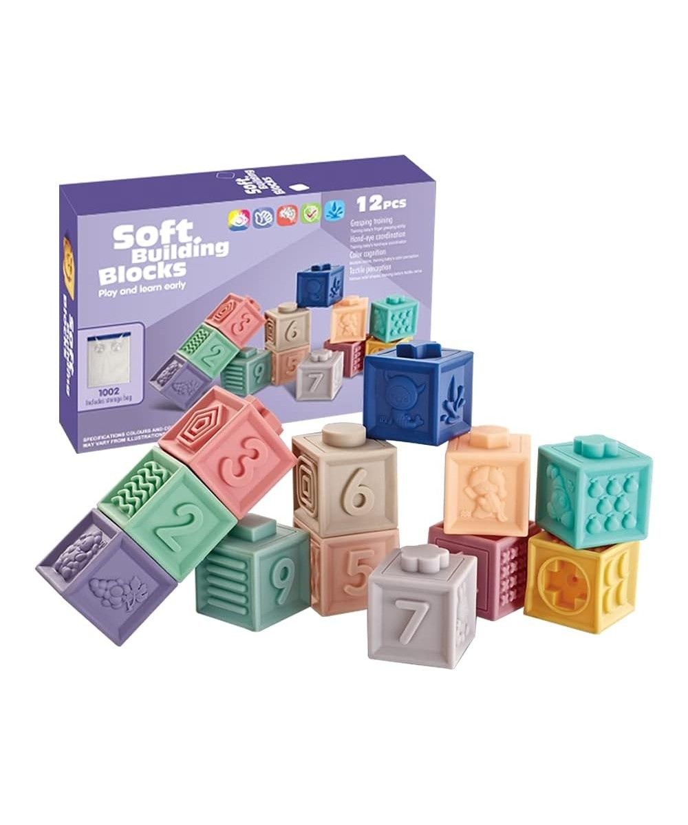 Soft Stacking Blocks for Baby Montessori Sensory Infant Bath Toys for Toddlee Toddlers Babies 6 9 Month 1 2 Year Old $34.36 E...