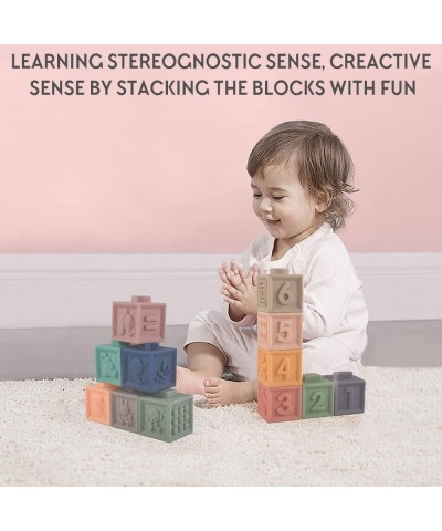 Soft Stacking Blocks for Baby Montessori Sensory Infant Bath Toys for Toddlee Toddlers Babies 6 9 Month 1 2 Year Old $34.36 E...