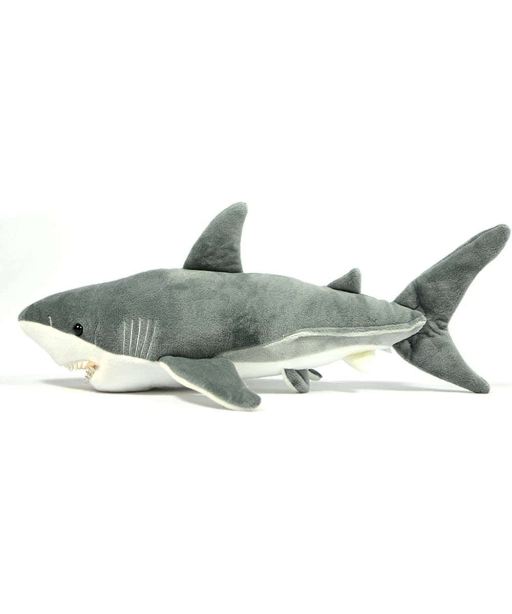 Simulation Great White Shark Plush Toys 23inch Super Soft Realistic Ocean Plush Stuffed Animal Dolls Very Cute Kids Birthday ...