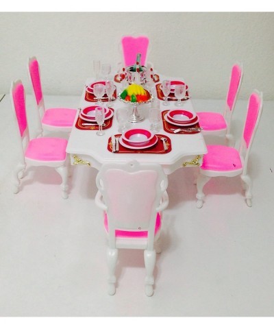 Dollhouse Furniture Grand Dining Room Play Set $27.99 Dollhouse Accessories