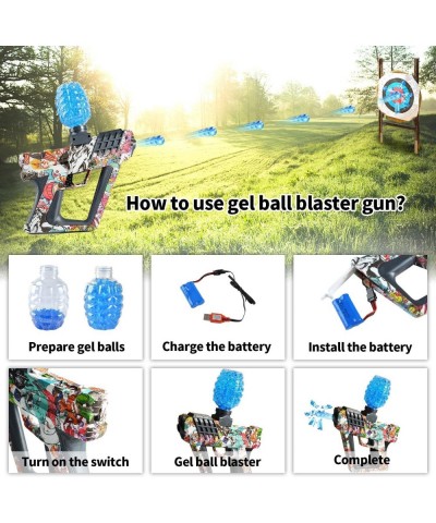 Splatter Gel Ball Blaster Toy Automatic Modes Splat Range of Over 100 FT Includes 22 000 Eco-Friendly Water Ball Beads Ammo C...