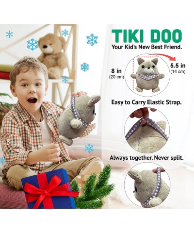 TikiDoo Calming Plush Toys Anxiety Stuffed Animals with Heartbeat for Emotional Balance for All Ages Sensory Calming Toys for...