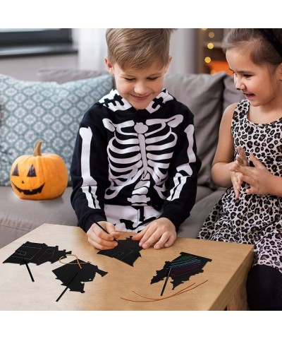 Halloween Magic Scratch Crafts for Kids and Adults - DIY Halloween Decorations - Haunted House Arts and Crafts Ornaments - In...