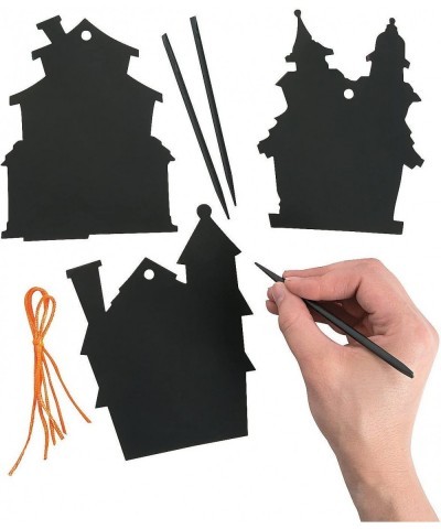 Halloween Magic Scratch Crafts for Kids and Adults - DIY Halloween Decorations - Haunted House Arts and Crafts Ornaments - In...