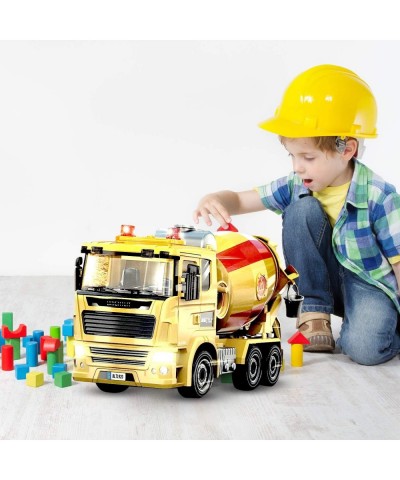 Store- Mixer Truck Toy - Construction Truck Toys for Kids Friction Powered Vehicles with Sound and Light Concrete Truck Toy P...