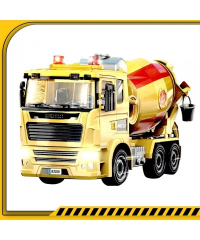 Store- Mixer Truck Toy - Construction Truck Toys for Kids Friction Powered Vehicles with Sound and Light Concrete Truck Toy P...