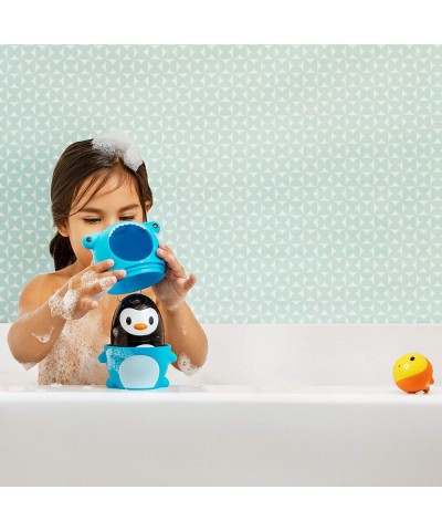 Sharky & Pals Nesting Bath Toy Blue $17.95 Bathtub Toys