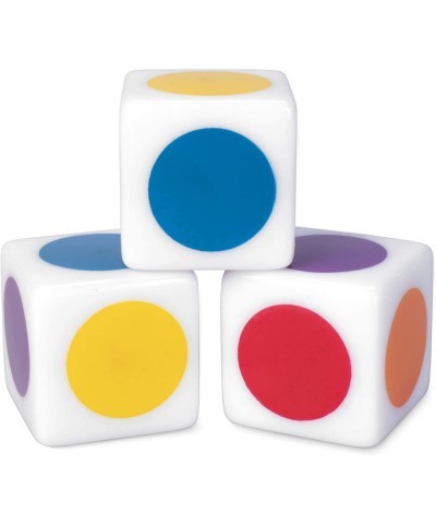 Color Dot Dice (25-Pack) | Customizable Blank Six Sided 16mm Dice | Education & Learning | Make Simple Classroom Games Teach ...