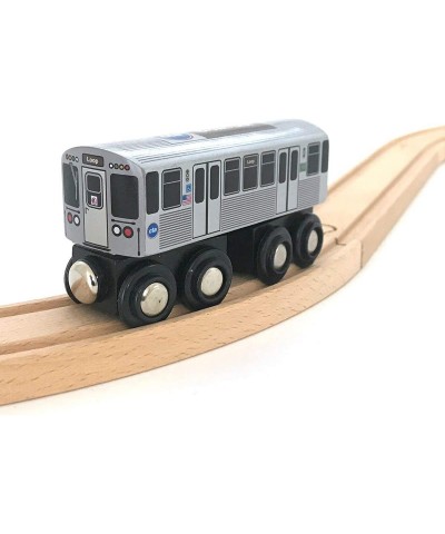 Munipals MP03-11BN CTA Chicago 'L': Brown Line The Loop Wooden Train Car $31.96 Toy Vehicle Playsets