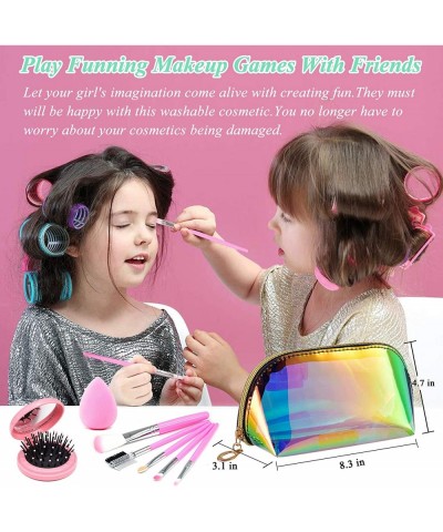 Kids Makeup Kit for Girls - Little Girls Makeup Kit Toy Safe & Non Toxic Make Up Set for Girls / Toddlers Christmas Birthday ...