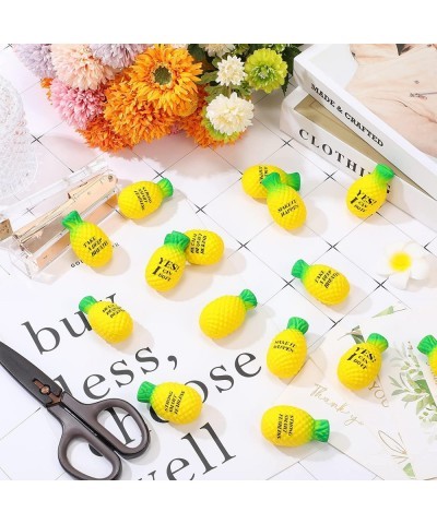 20 Pcs Pineapple Stress Ball Motivational Fidget Toys Ball Pineapple Fidget Toys Inspirational Squishy Pineapple for Adults A...