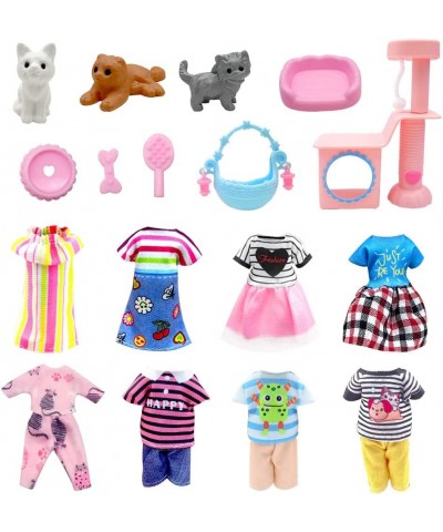 Doll Clothes and Accessories for Chelsea Dolls Clothes Dress Pajamas Random in 6 Mini Supplies Cat Pet playset Girls Granddau...