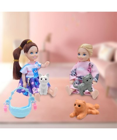 Doll Clothes and Accessories for Chelsea Dolls Clothes Dress Pajamas Random in 6 Mini Supplies Cat Pet playset Girls Granddau...