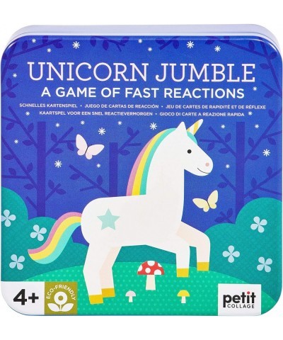 Unicorn Jumble Card Game: A Game of Fast Reactions – Matching Card Game for Kids – Ideal for 2-6 Players Ages 4+ – Includes a...