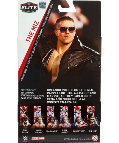 WWE Elite Fig Miz Action Figure $66.97 Action Figures