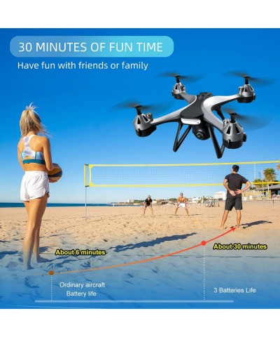 Drones for Kids with HD Camera RC Drones For Kids 8-12 with 3 Batteries Kids Drone Toys Gifts for Boys Beginners Altitude Hol...