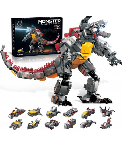 2022 STEM Star Monster Wars Toys 12 in 1 Build for Kids Who Love Jurassic Dinosaur Building Blocks Kit or Spaceship Christmas...