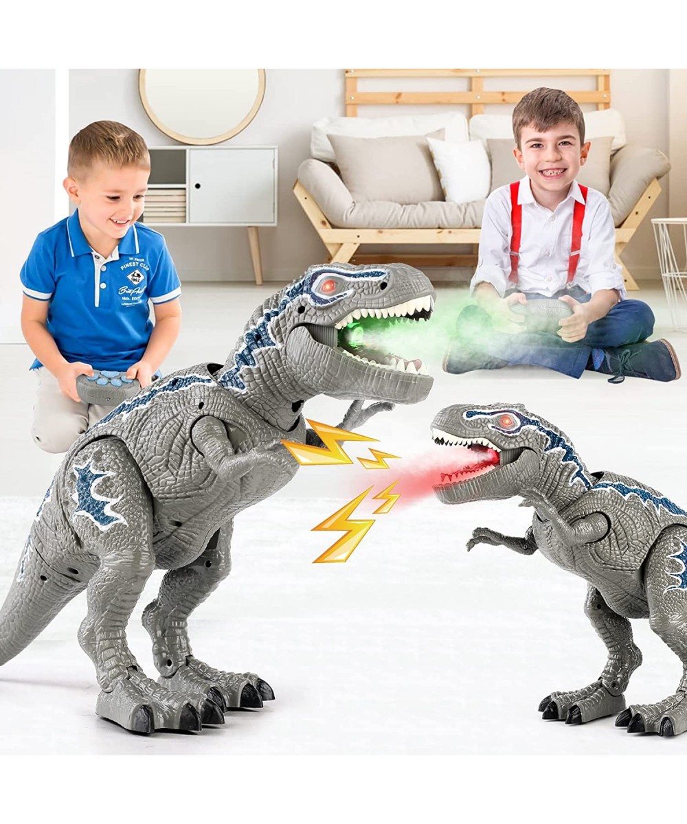 Remote Control Dinosaur Toys for 3-12 Year Old Boys Girls LED Light Up Walking and Roaring Realistic T-Rex Dinosaur Toy with ...