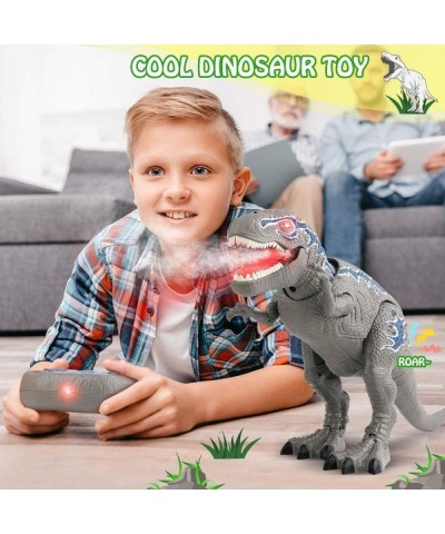 Remote Control Dinosaur Toys for 3-12 Year Old Boys Girls LED Light Up Walking and Roaring Realistic T-Rex Dinosaur Toy with ...