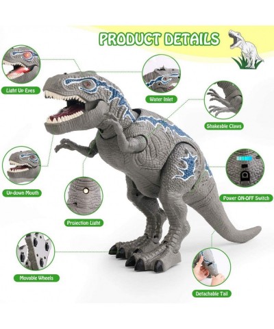 Remote Control Dinosaur Toys for 3-12 Year Old Boys Girls LED Light Up Walking and Roaring Realistic T-Rex Dinosaur Toy with ...