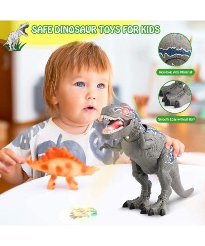 Remote Control Dinosaur Toys for 3-12 Year Old Boys Girls LED Light Up Walking and Roaring Realistic T-Rex Dinosaur Toy with ...