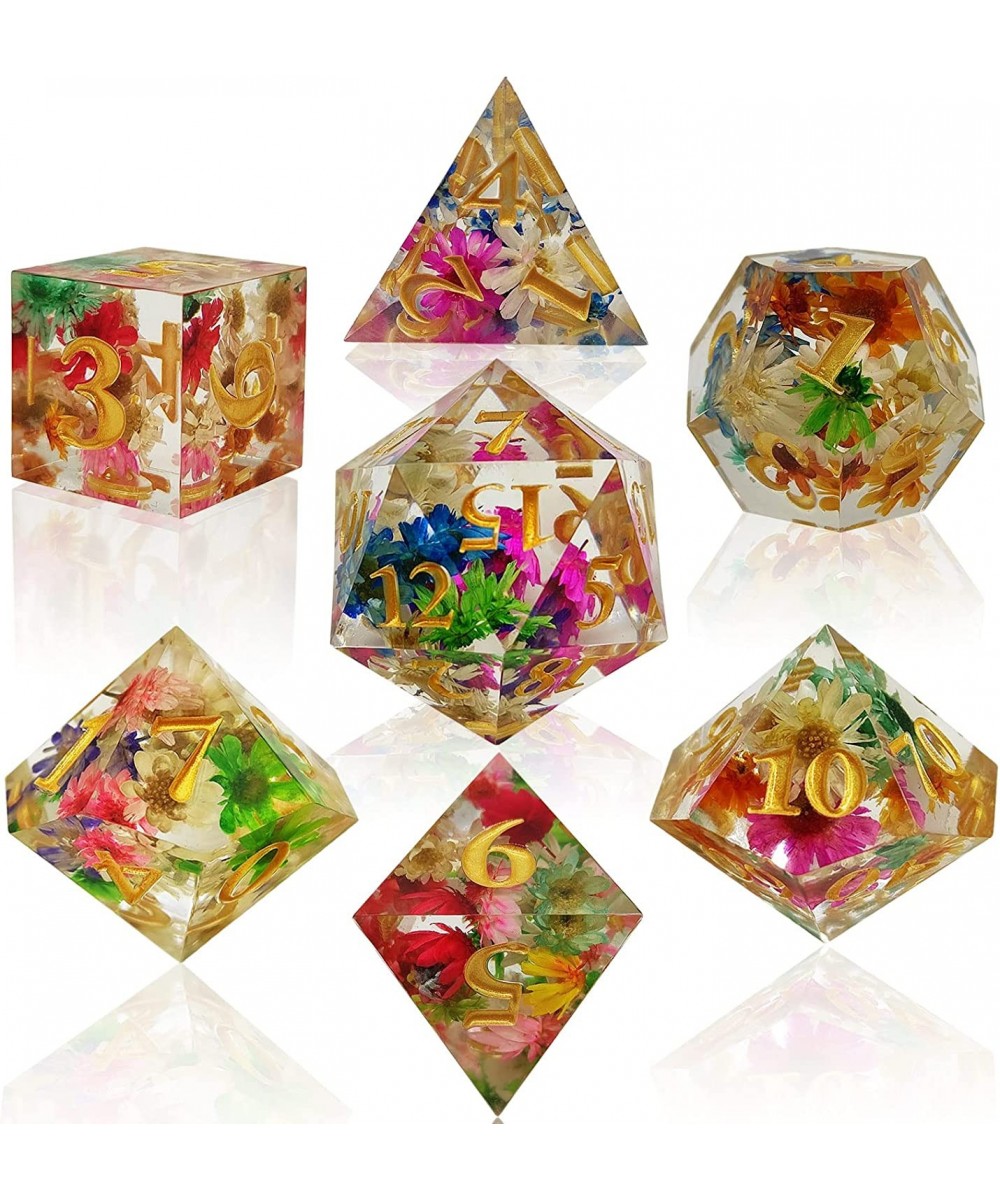 DND Dice Set D&D Dungeons and Dragons RPG MTG D20 Polyhedral Pathfinder Role Playing D and D Table Games Accessories Resin Di...