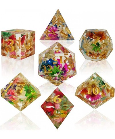 DND Dice Set D&D Dungeons and Dragons RPG MTG D20 Polyhedral Pathfinder Role Playing D and D Table Games Accessories Resin Di...