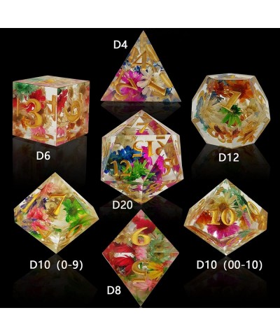 DND Dice Set D&D Dungeons and Dragons RPG MTG D20 Polyhedral Pathfinder Role Playing D and D Table Games Accessories Resin Di...