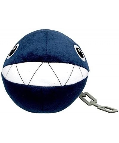 Super Mario All Star Collection 1592 Chain Chomp Stuffed Plush 5" Multicolor $21.57 Stuffed Animals & Teddy Bears