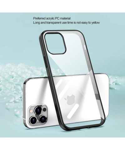 Compatible with iPhone 12 Pro Max Case Soft TPU Shockproof Protective Clear Transparent Frosting Phone Case Cover(6.7" 2020 R...