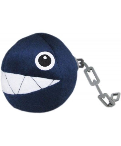 Super Mario All Star Collection 1592 Chain Chomp Stuffed Plush 5" Multicolor $21.57 Stuffed Animals & Teddy Bears