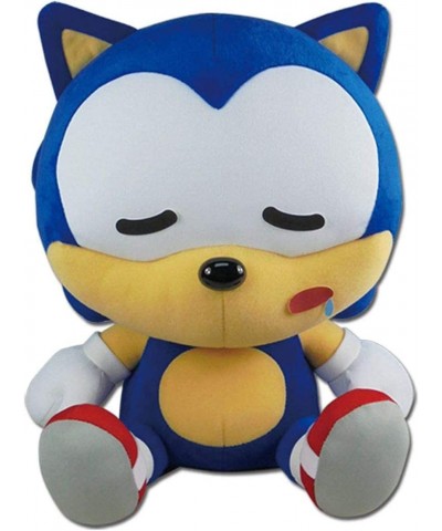 Sonic Hedgehog- Sd Sonic Sleep Sitting Plush 12" H Multi-Colored $77.32 Plush Figure Toys