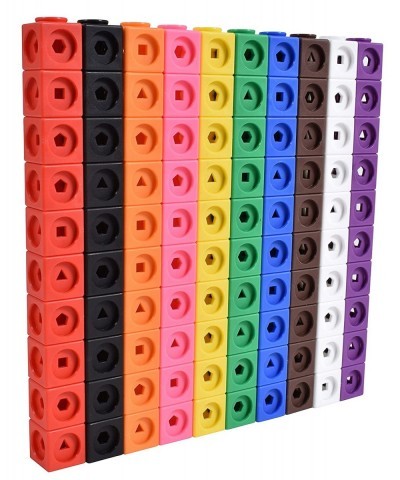 Math Cubes - Set of 100 - Math Manipulatives - Classroom Learning Supplies Homeschool Supplies Preschool Learning Counting To...